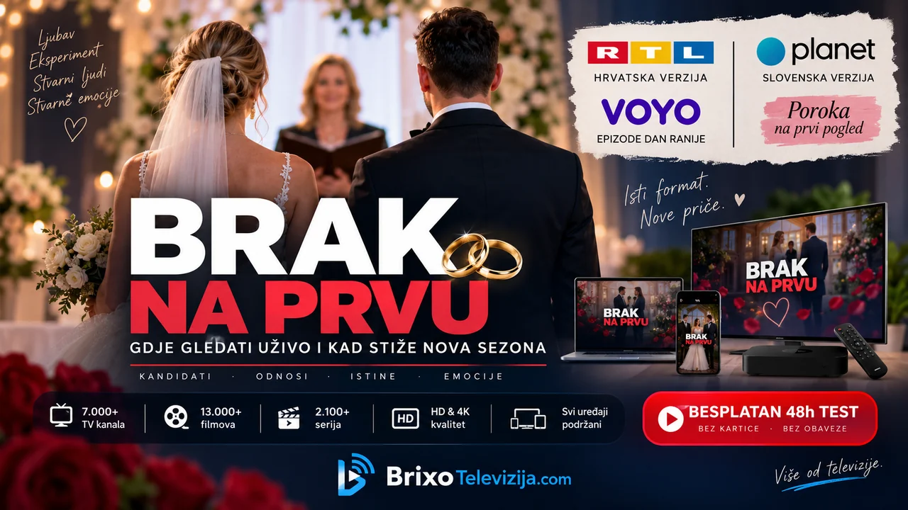 Brak na prvu: gdje gledati uživo i kad stiže nova sezona