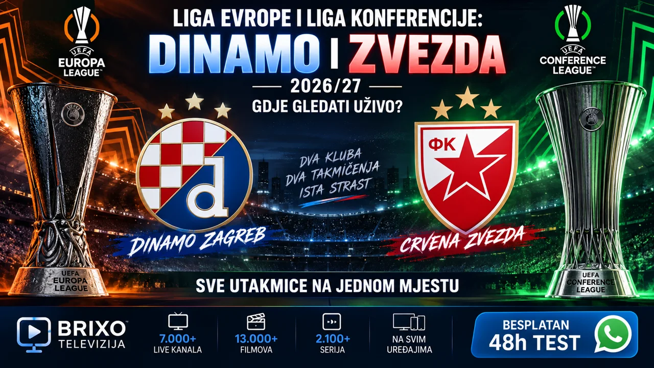 Liga Evrope i Liga Konferencije: Dinamo i Zvezda 2026/27