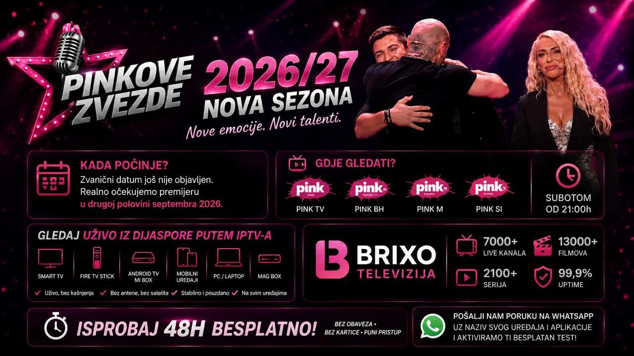 Pinkove Zvezde 2026/27: Datum, Žiri i Gdje Gledati