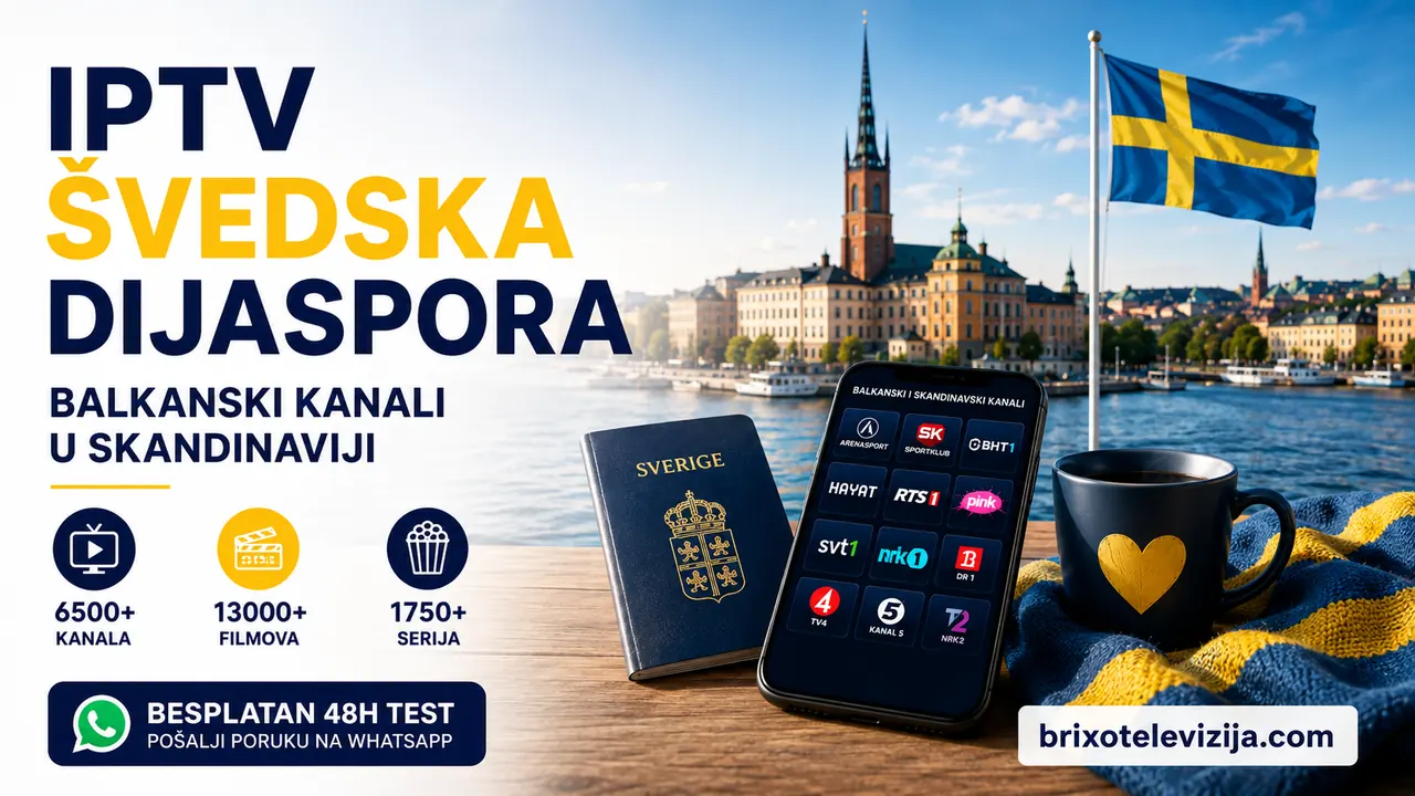 IPTV Švedska Dijaspora: Balkanski Kanali u Skandinaviji