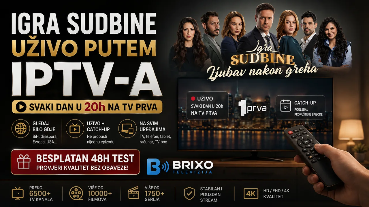 Igra Sudbine Uživo Putem IPTV-a — Vodič za Dijasporu