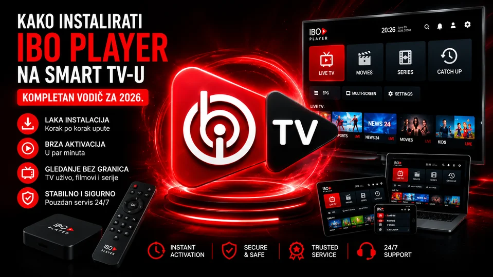 Kako instalirati IBO Player na Smart TV-u – Vodič 2026