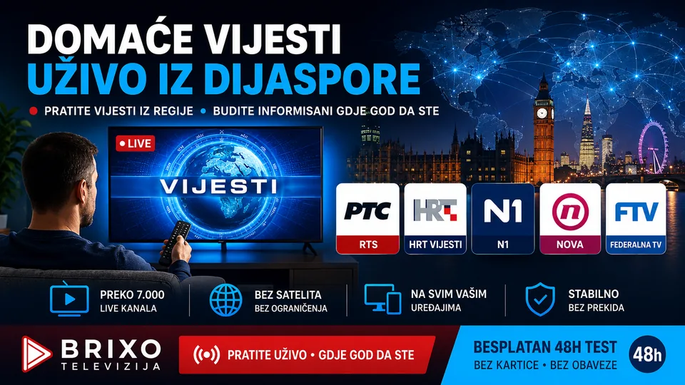 Domaće Vijesti Uživo iz Dijaspore: RTS, HRT, N1
