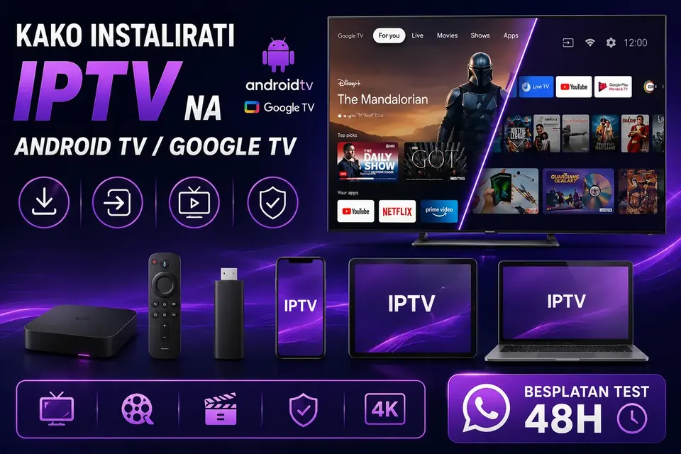 Kako instalirati IPTV na Android TV / Google TV