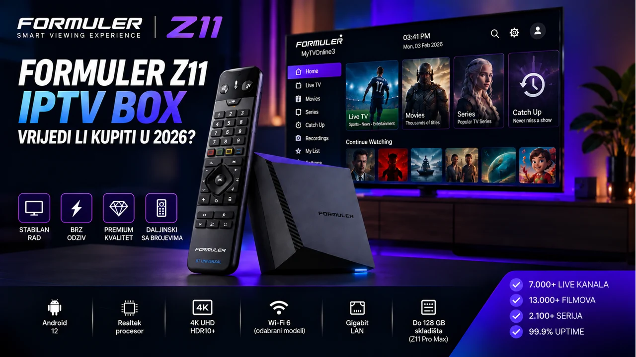 Formuler Z11 IPTV Box – Vrijedi li Kupiti u 2026?