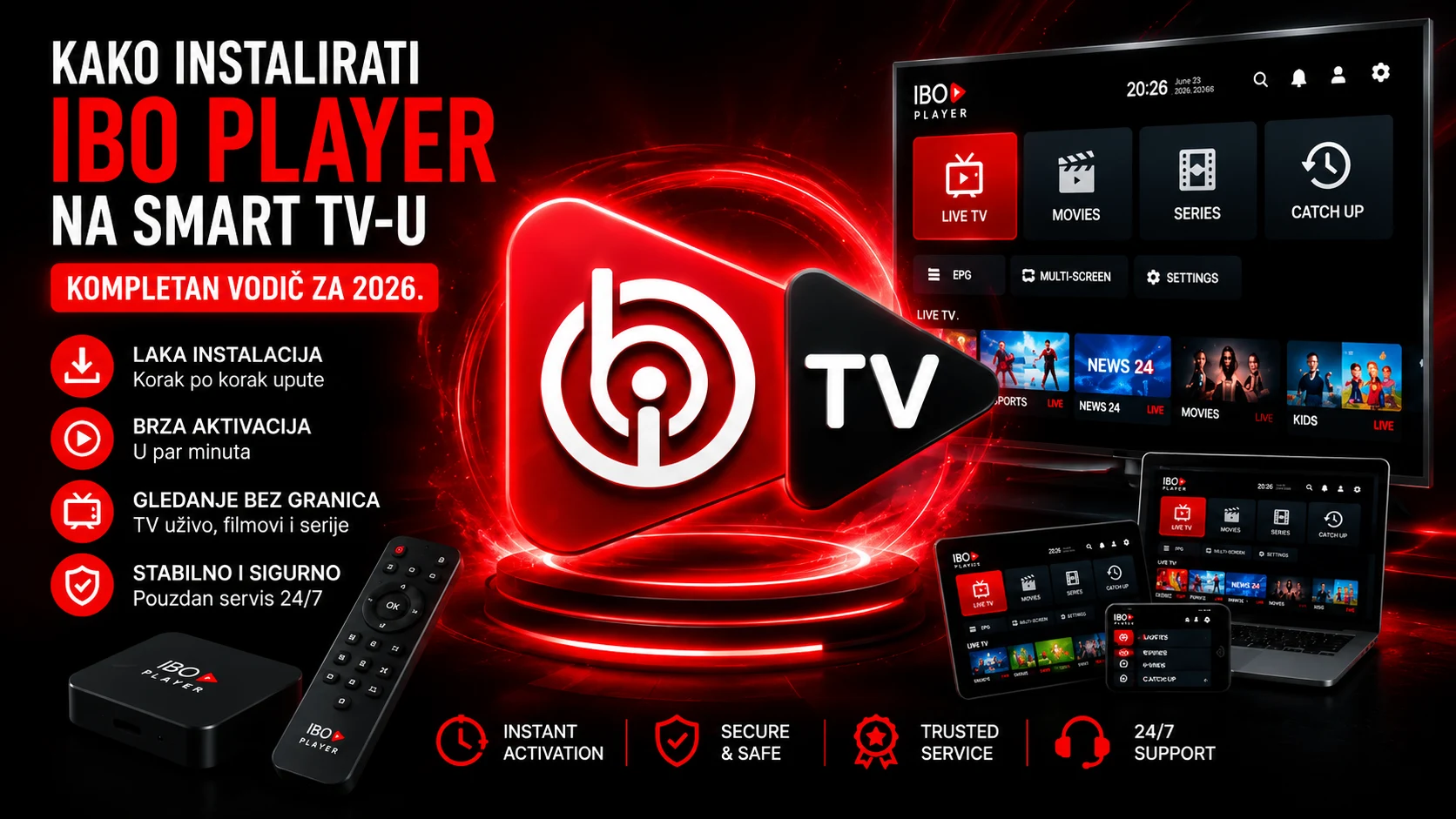 Kako instalirati IBO Player na Smart TV-u – Vodič 2026