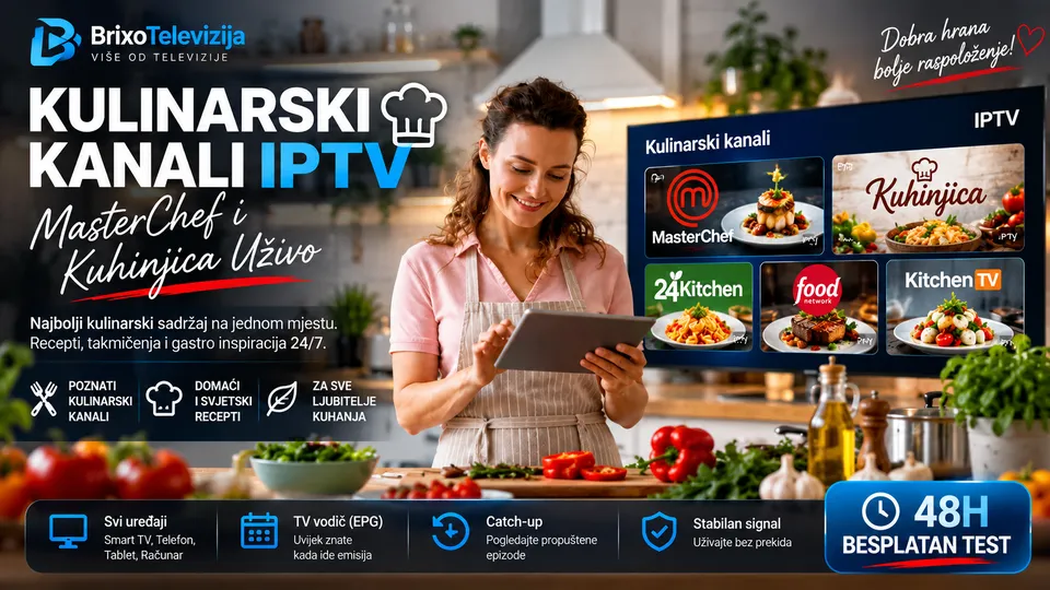 Kulinarski Kanali IPTV — MasterChef i Kuhinjica Uživo