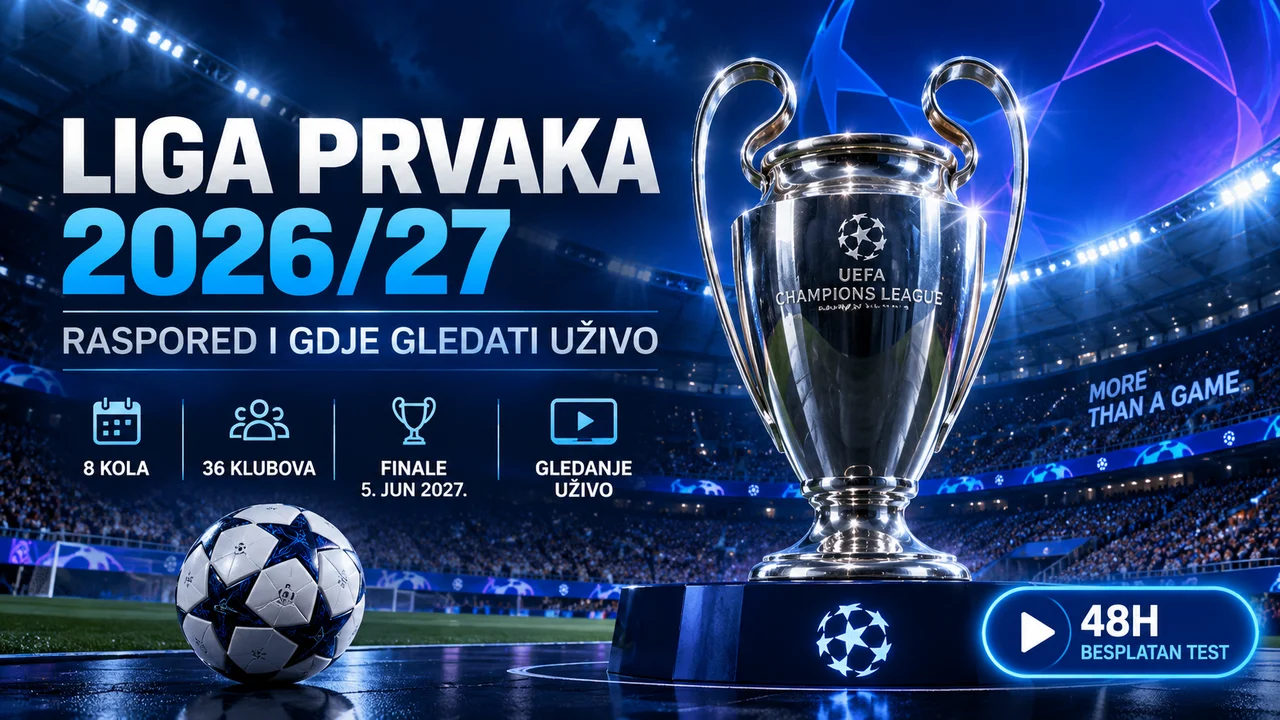 Liga Prvaka 2026/27: Raspored i Gdje Gledati Uživo