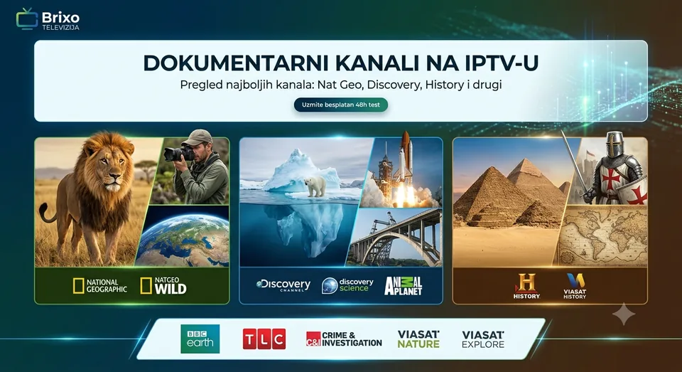 Dokumentarni Kanali IPTV – Nat Geo, Discovery i History