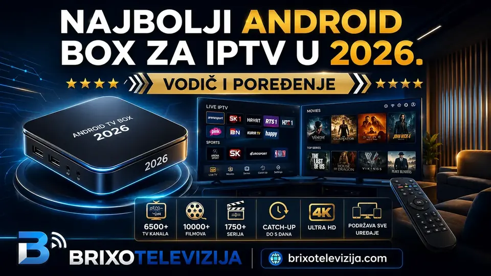 Najbolji Android Box za IPTV u 2026. – Vodič i Poređenje