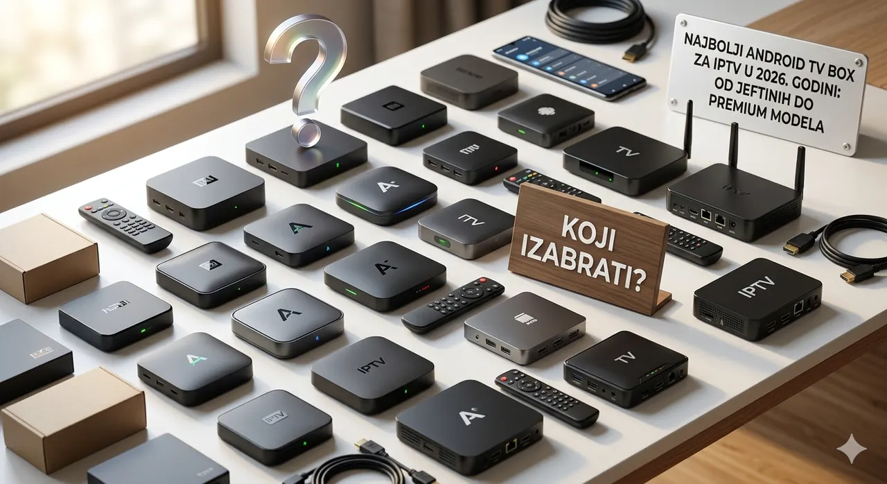 Najbolji Android TV Box za IPTV u 2026 — Od Jeftinih do Premium Modela