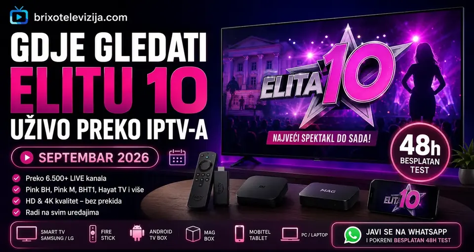 Gdje Gledati Elitu 10 Uživo Preko IPTV-a