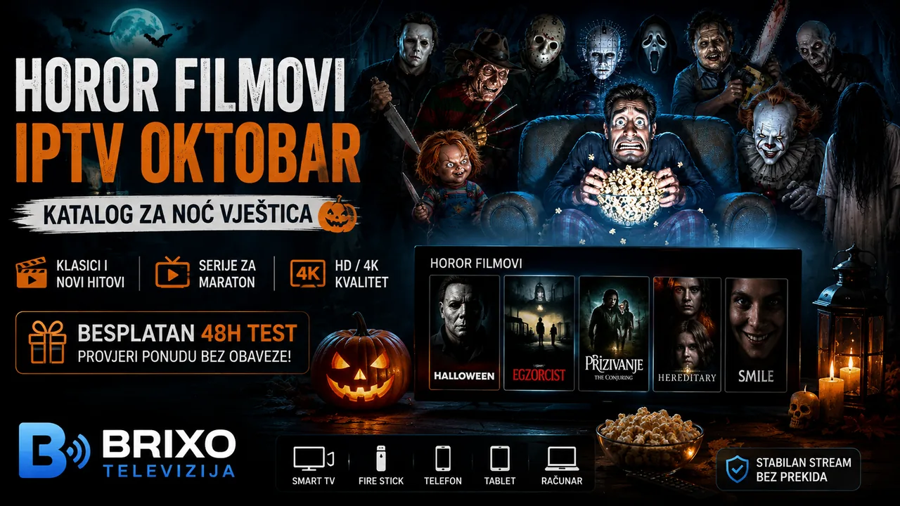 Horor Filmovi IPTV Oktobar – Katalog za Noć Vještica