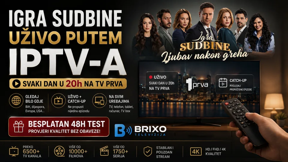 Igra Sudbine Uživo Putem IPTV-a — Vodič za Dijasporu