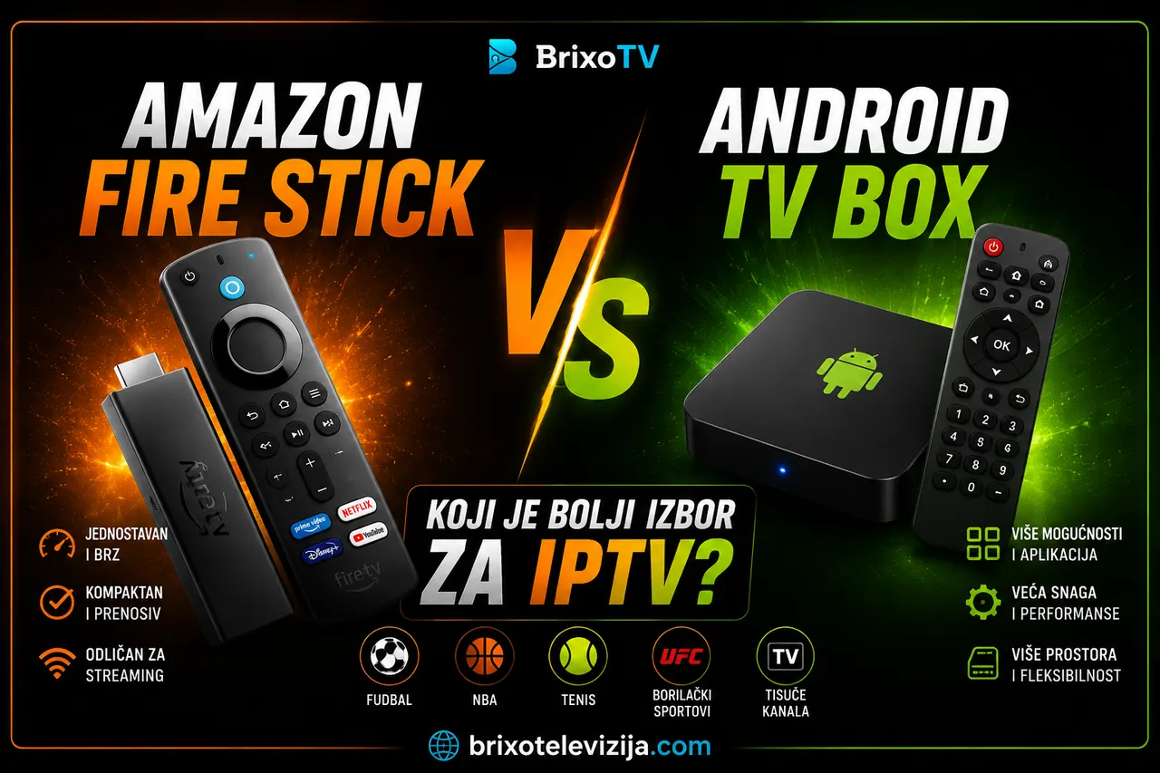 Amazon Fire Stick ili Android TV Box – Šta Je Bolji Izbor za IPTV u 2026?