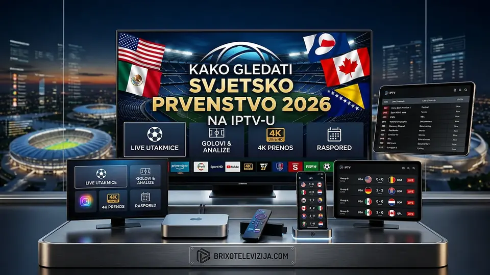 Kako gledati Svjetsko prvenstvo 2026 na IPTV-u iz BiH
