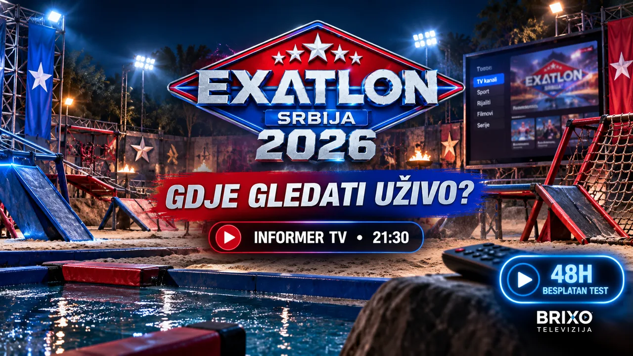 Exatlon Srbija 2026: Gdje Gledati Uživo, Kanal, Termin i IPTV Vodič
