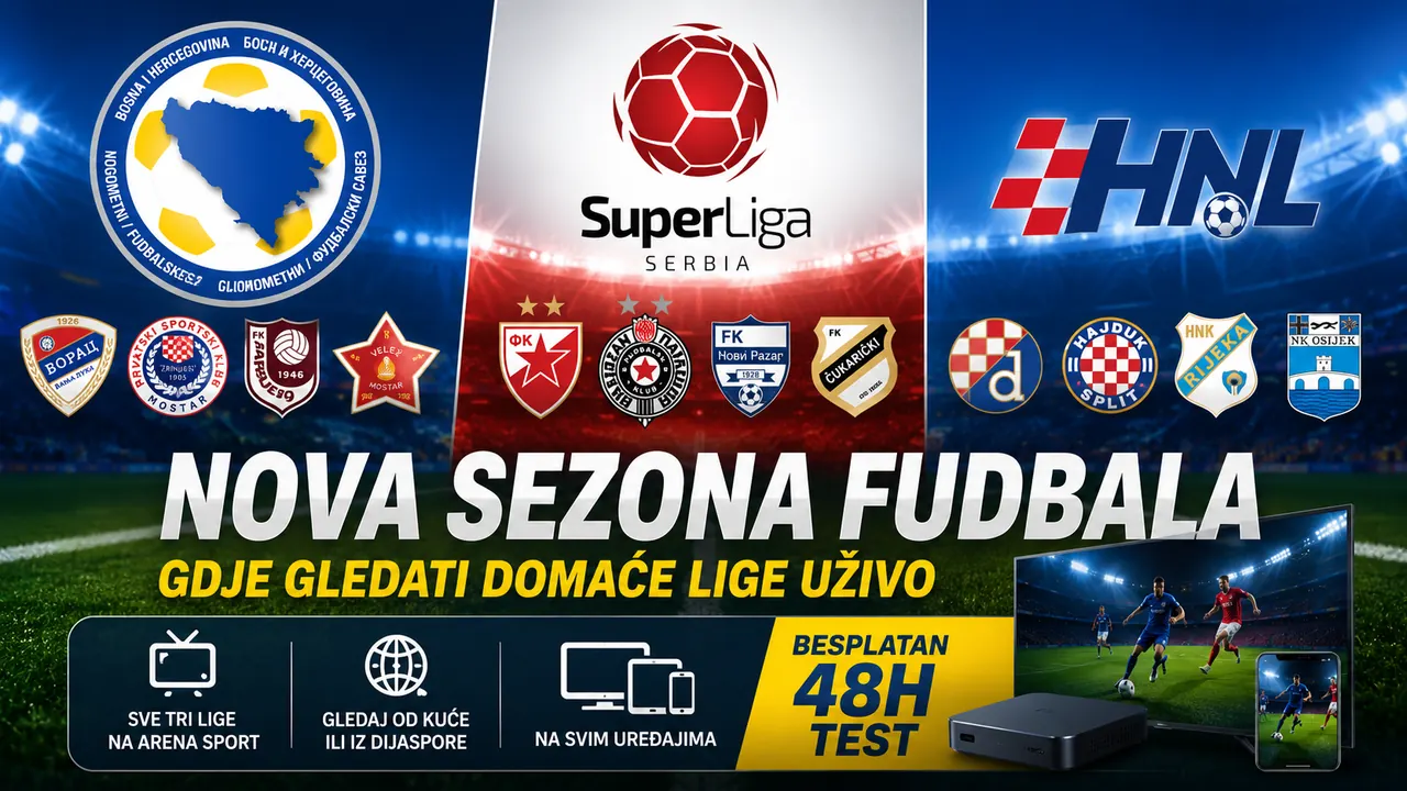 Nova sezona fudbala: gdje gledati domaće lige uživo