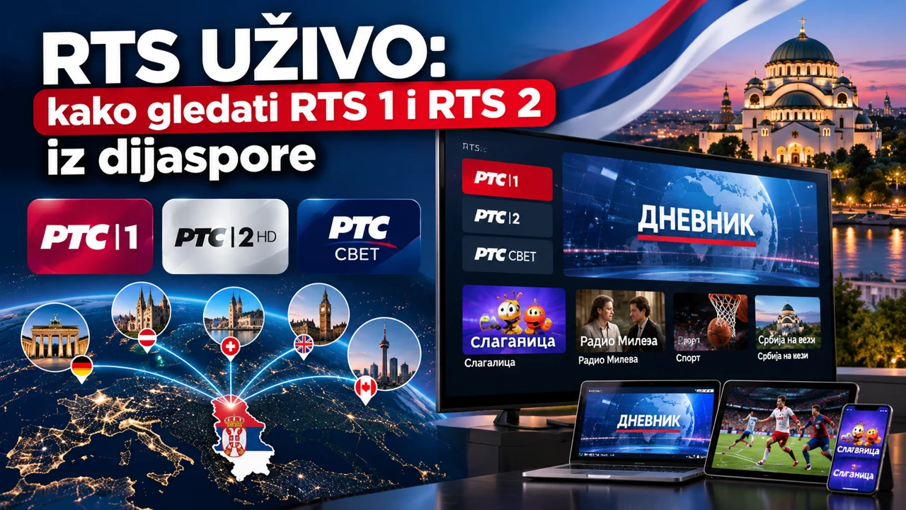 RTS uživo: kako gledati RTS 1 i RTS 2 iz dijaspore
