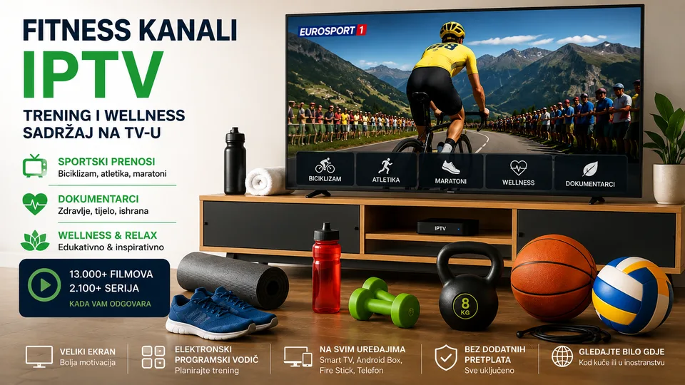Fitness Kanali IPTV: Trening i Wellness Sadržaj na TV-u