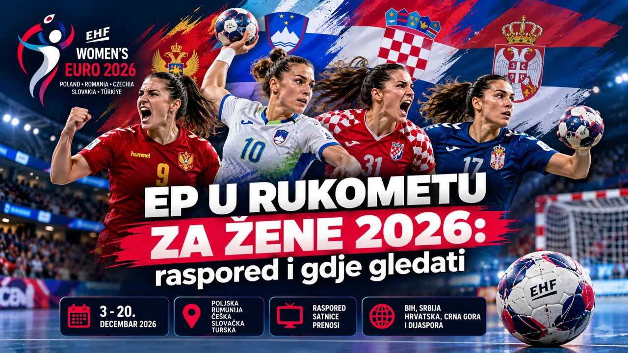 EP u rukometu za žene 2026: raspored i gdje gledati