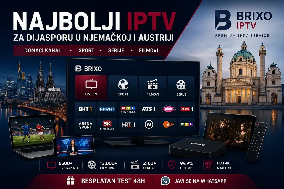 Najbolji IPTV za dijasporu u Njemačkoj i Austriji — vodič 2026