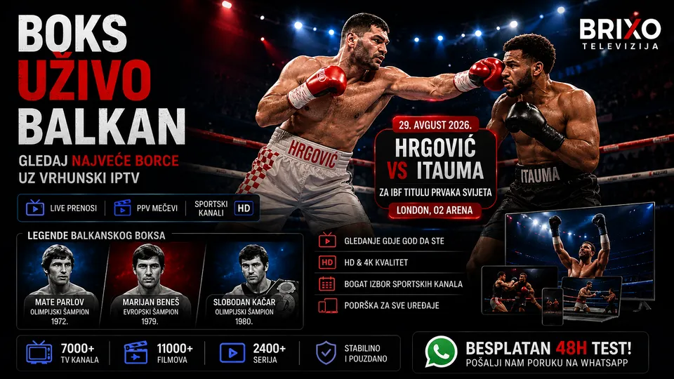 Bokseri sa Balkana: Gdje gledati boks uživo