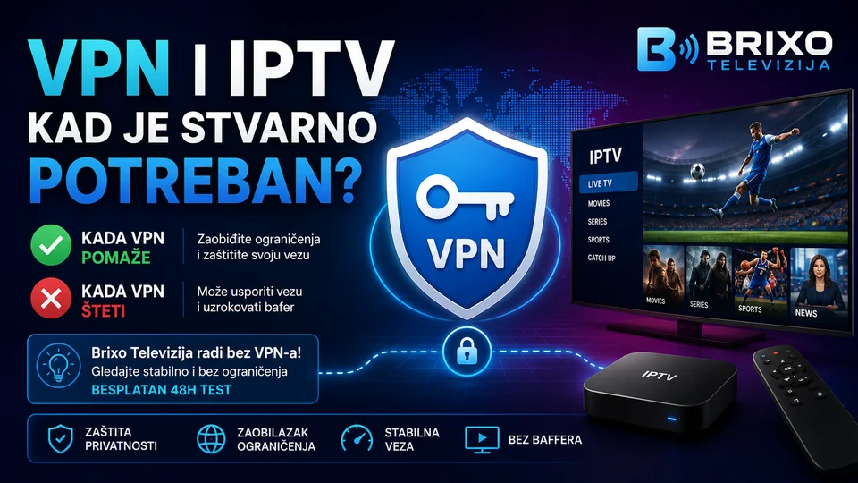 VPN i IPTV: Kad Je Stvarno Potreban